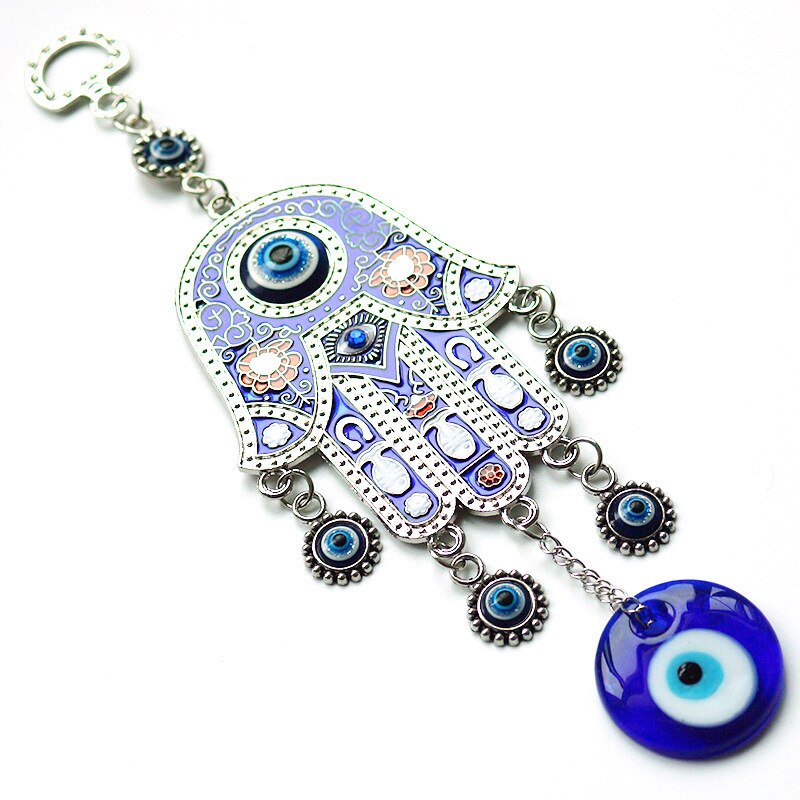Fatima Hand Blue Evil Eye Ornament