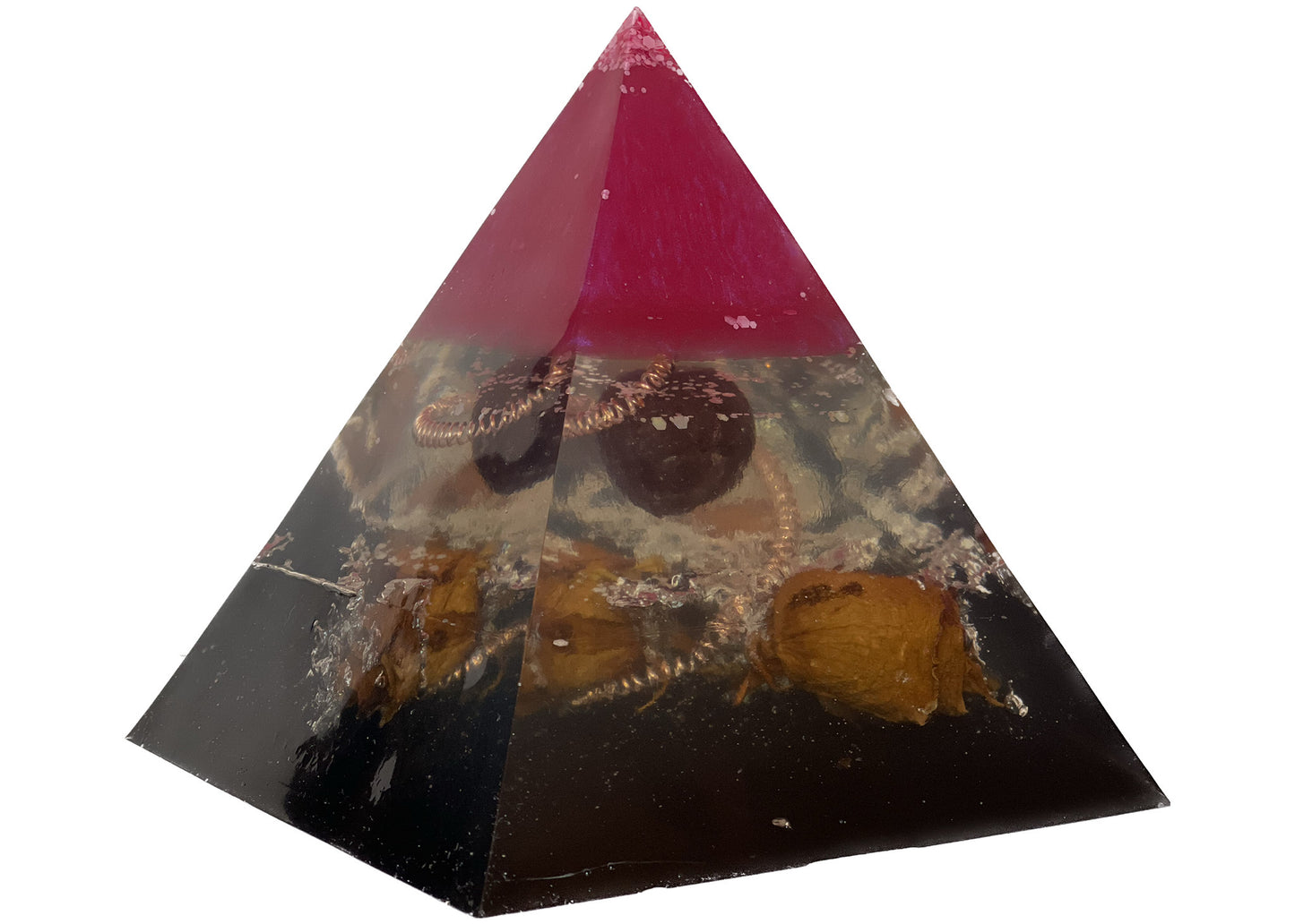 Garnet Orgonite Pyramid