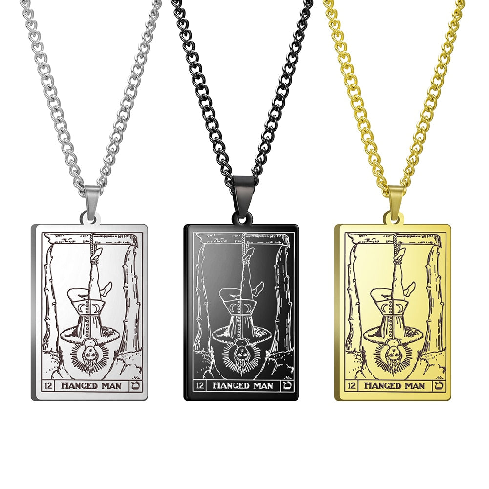 Vintage Tarot Card Necklace The Major Arcana