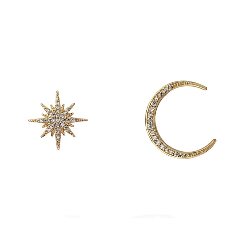 Sun, Star and Moon Earrings