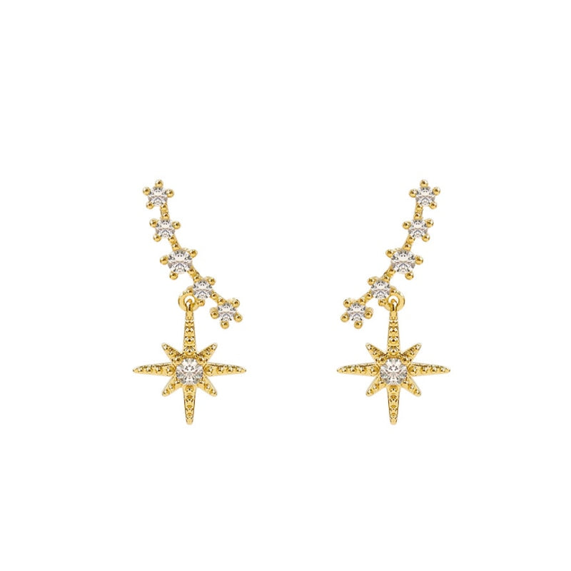 Sun, Star and Moon Earrings