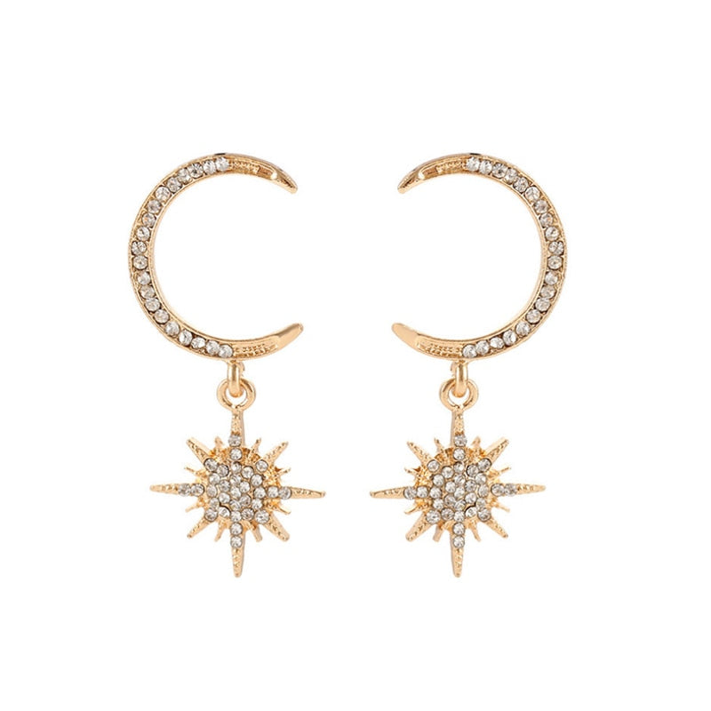 Sun, Star and Moon Earrings