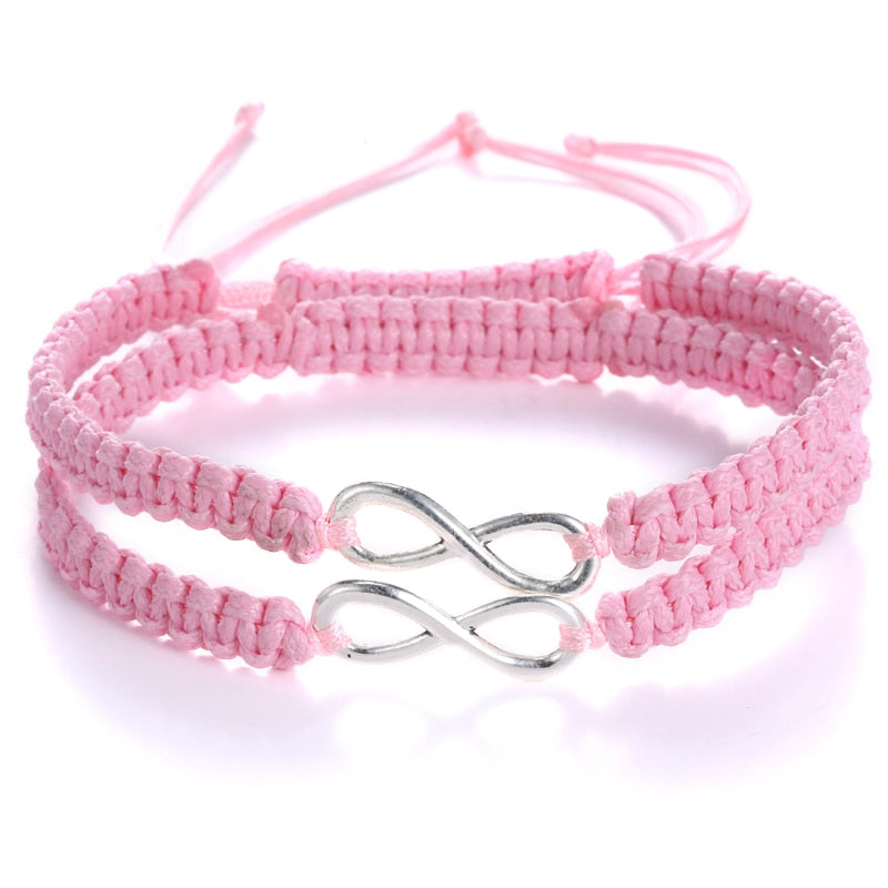 2 Piece Infinity Handmade Bracelet Set
