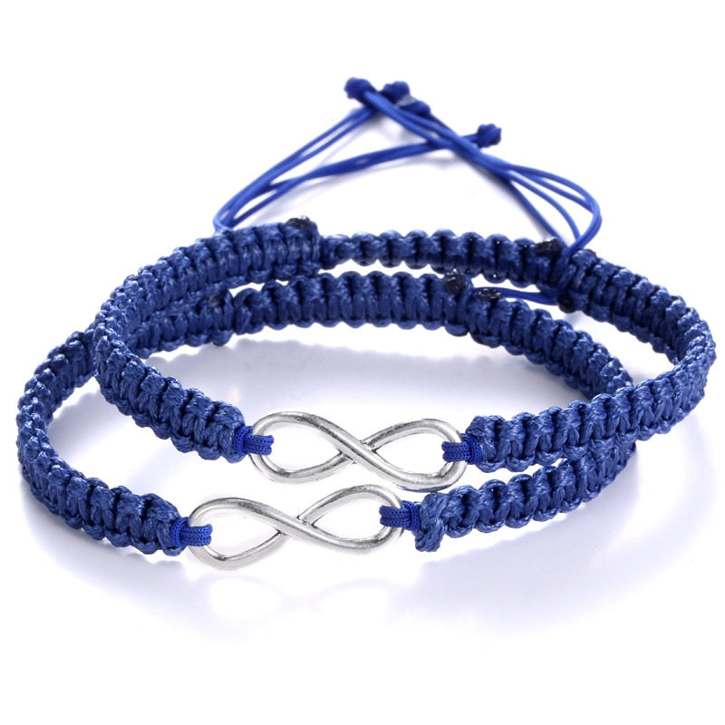 2 Piece Infinity Handmade Bracelet Set