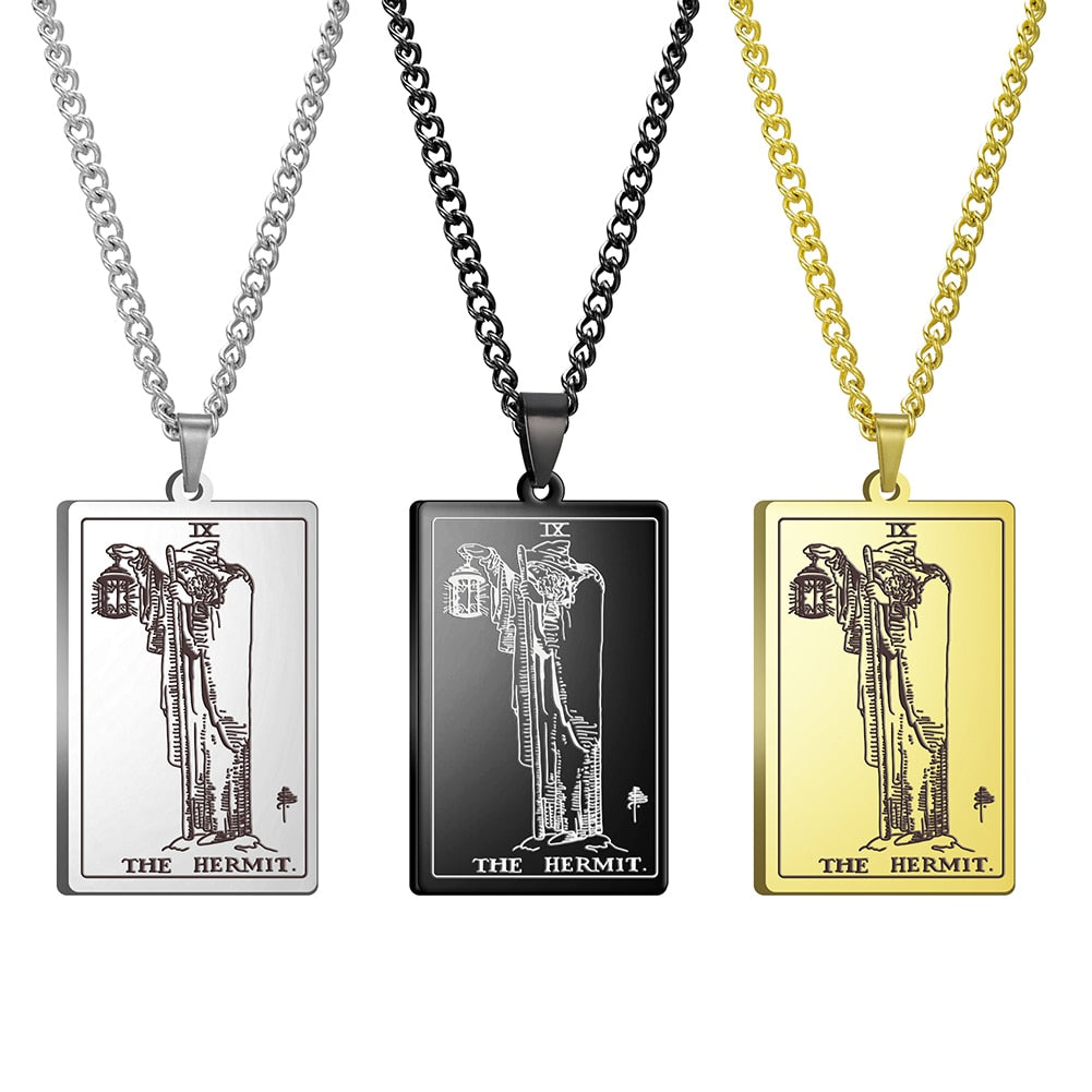 Vintage Tarot Card Necklace The Major Arcana