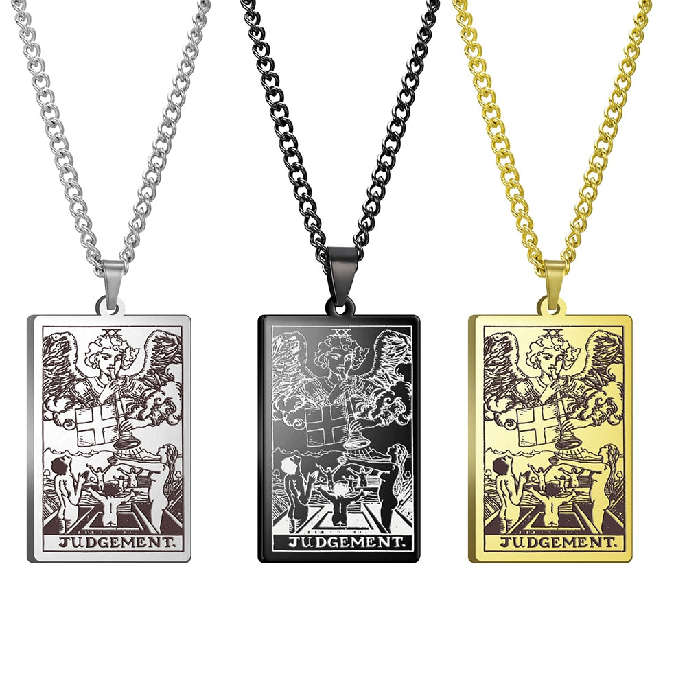 Vintage Tarot Card Necklace The Major Arcana