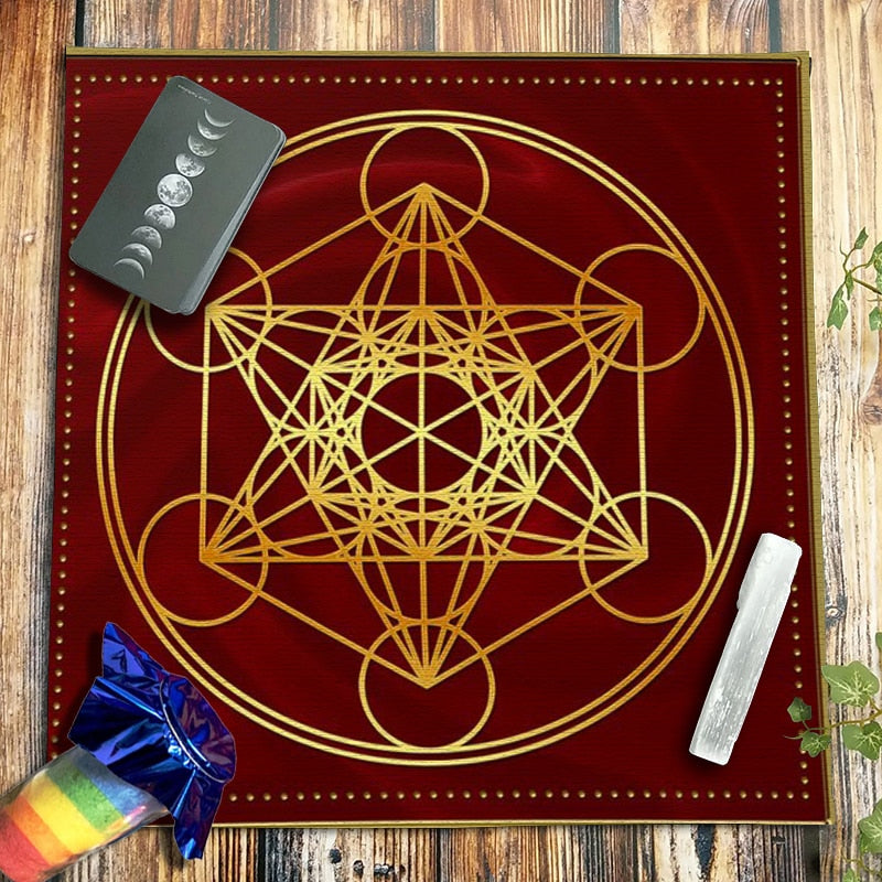 Metatron Velvet Altar Cloth