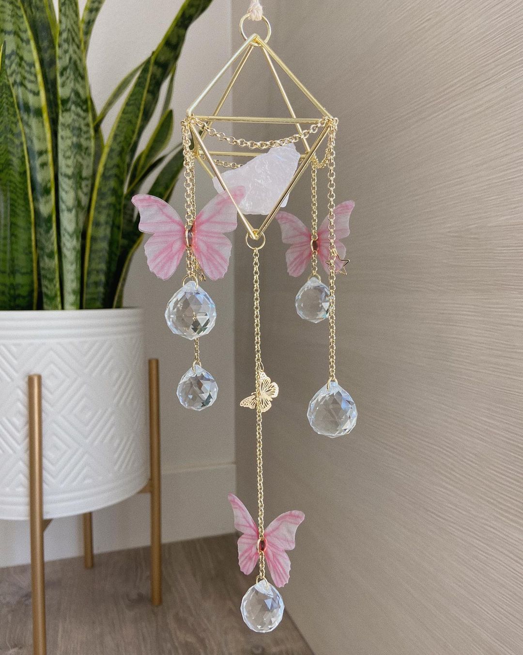 Handmade Butterfly Fairycore Suncatcher