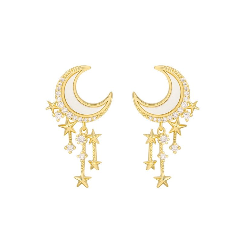 Sun, Star and Moon Earrings