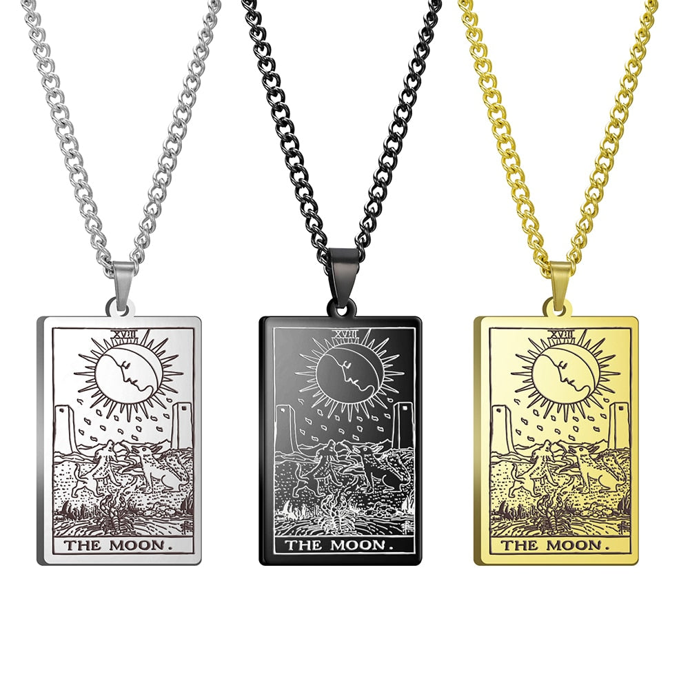 Vintage Tarot Card Necklace The Major Arcana