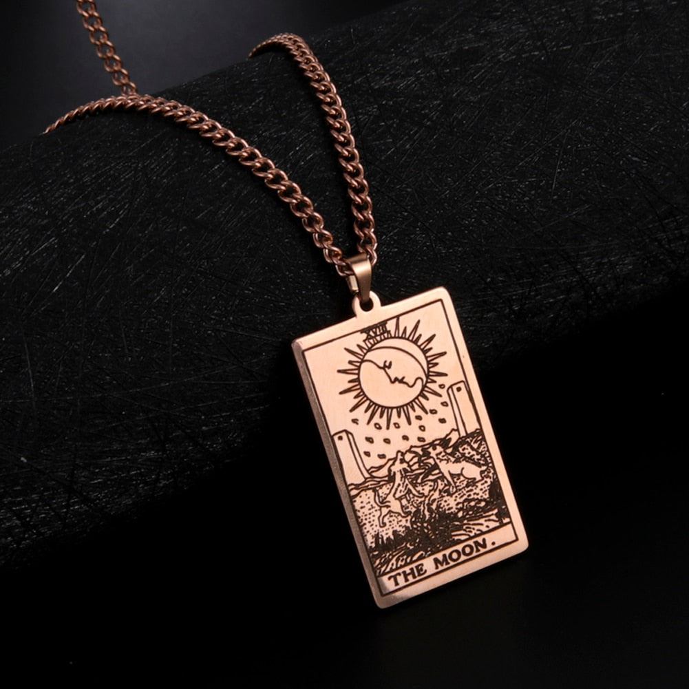 Vintage Tarot Card Necklace The Major Arcana