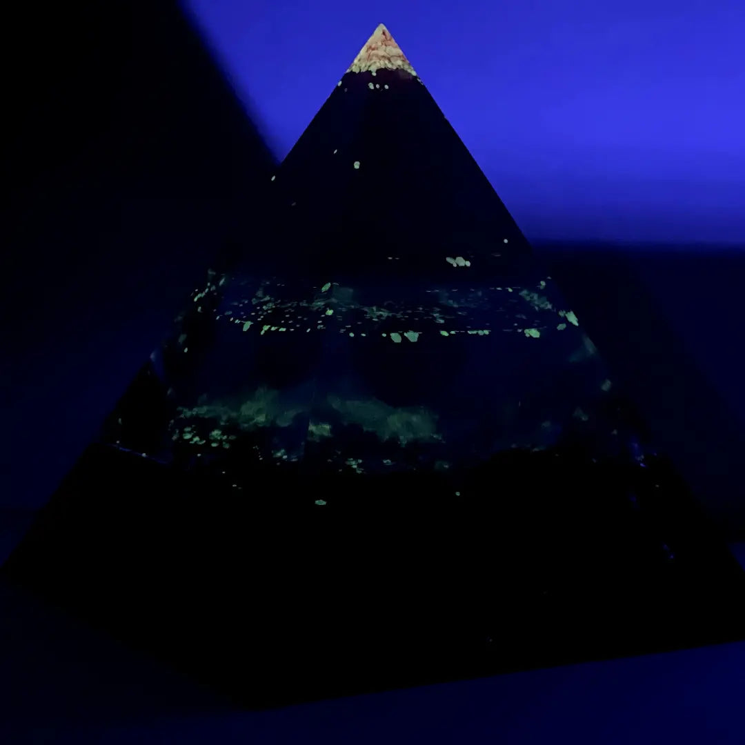 Garnet Orgonite Pyramid