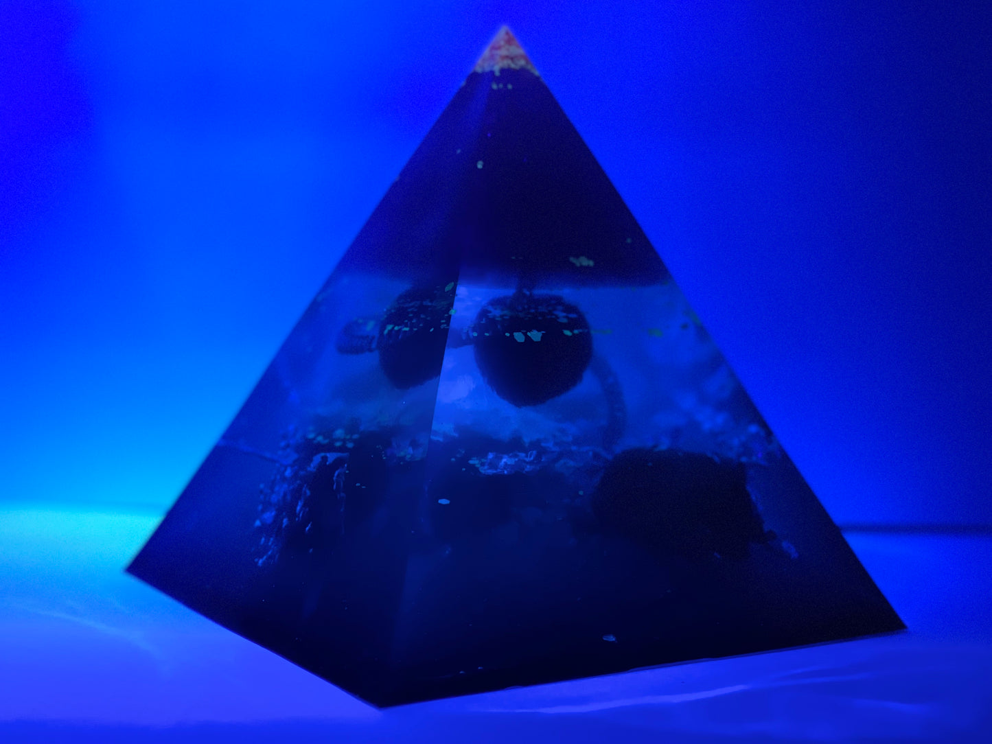 Garnet Orgonite Pyramid