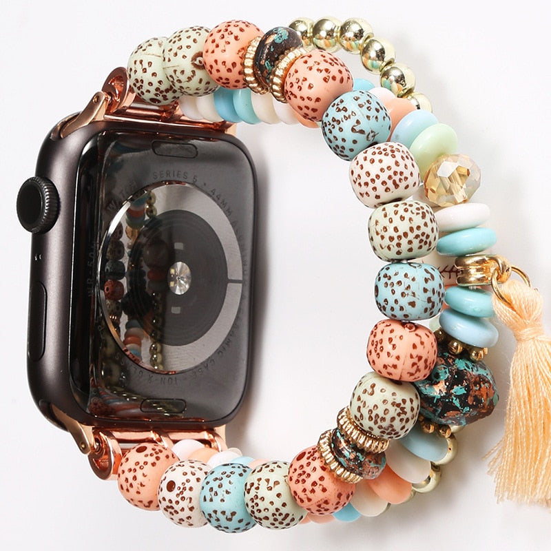 Bohemian strap for apple watch