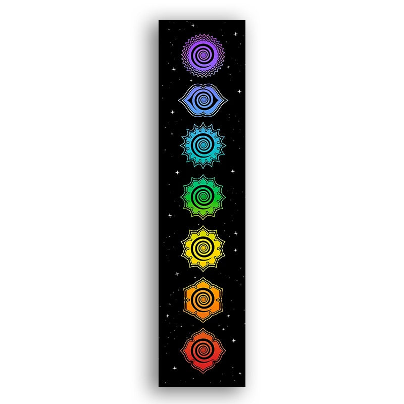 Rainbow Chakras Tapestry