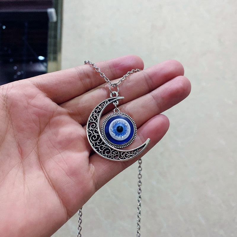 Vintage Punk Evil Eye Necklaces