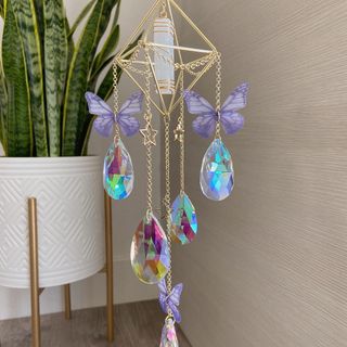 Handmade Butterfly Fairycore Suncatcher