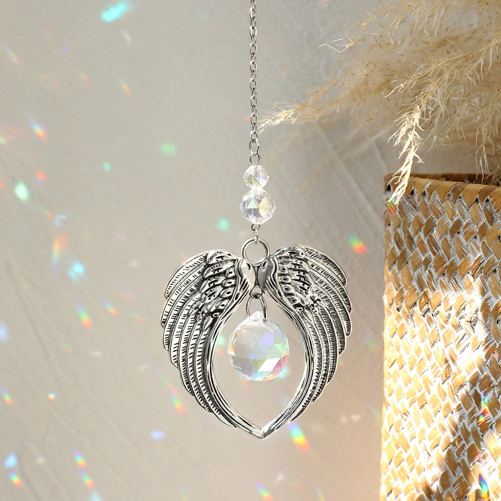 Sun and Moon Crystals Prism Suncatcher