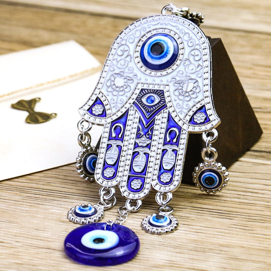 Fatima Hand Blue Evil Eye Ornament