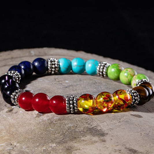 Natural Stone Beads 7 Chakra Bracelets