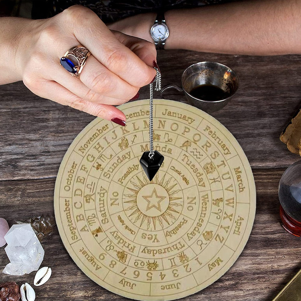 Wooden Moon Star Divination Board