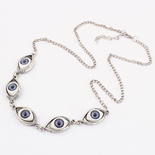 Vintage Punk Evil Eye Necklaces